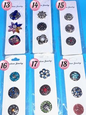 🎀 $5 Set - Snap Jewelry Charms Interchangeable Jewelry & Accessories U Choose